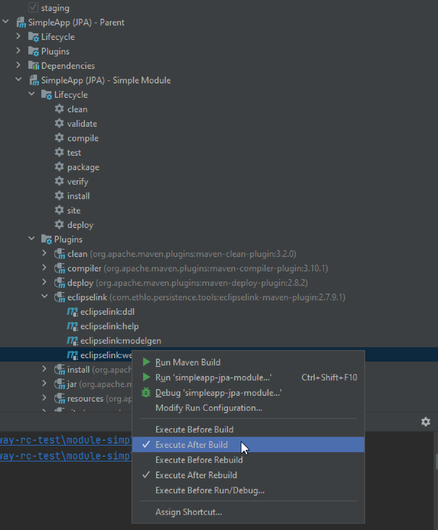 enable static weaving in IntelliJ